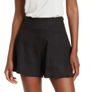 Vince Linen Flounce Shorts Black (No Tags)